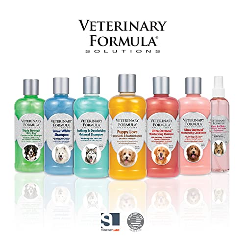 Veterinary Formula Solutions Puppy Love Extra Gentle Tearless Shampoo, 17 oz – Safe for Puppies Over 6 Weeks –Puppy Shampoo with Fresh Scent, Long-Lasting Clean – Cleanses Without Drying Delicate Skin