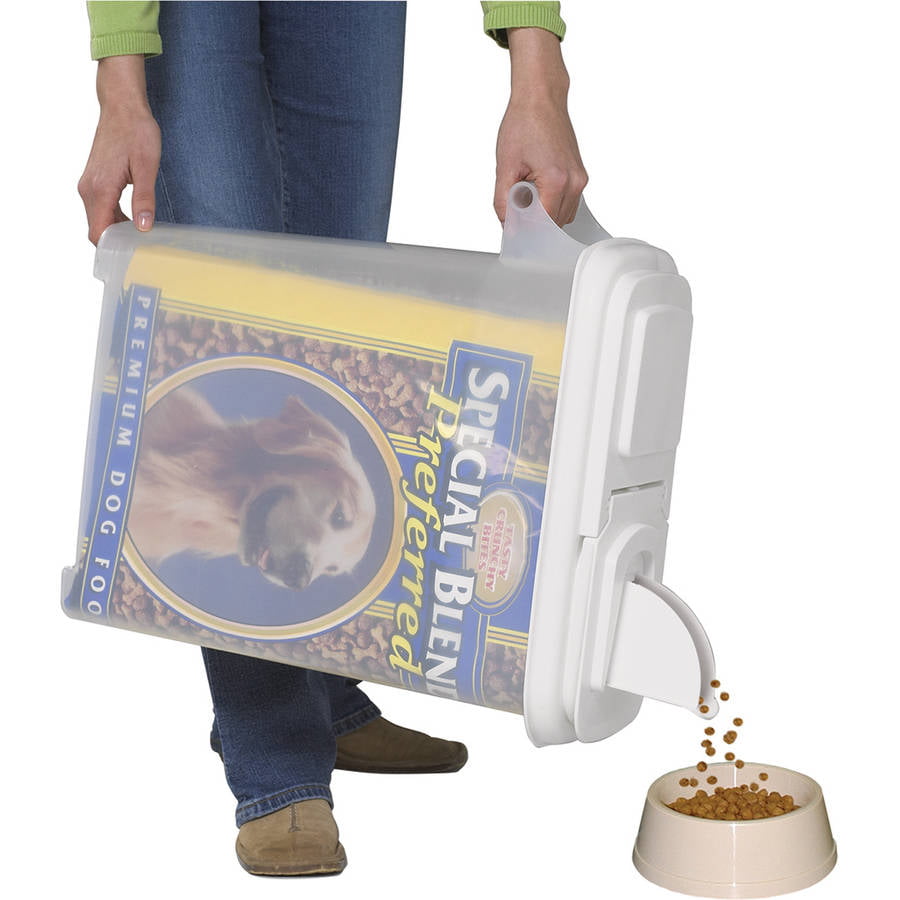 Buddeez 32 Quart "Bag-In" Pet Food Dispenser, Holds up To 22 lbs.